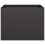vidaXL Jardinieră Negru 40x40x30 cm Oțel vidaXL Jardinieră Negru 40x40x30 cm Oțel