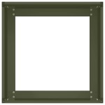 vidaXL Jardinieră verde măsline 40x40x30 cm oțel