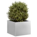 vidaXL Jardinieră 40x40x30 cm oțel galvanizat vidaXL Jardinieră 40x40x30 cm oțel galvanizat