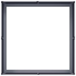 vidaXL Jardinieră Antracit 80x80x30 cm Oțel