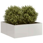 vidaXL Jardinieră 80x80x30 cm oțel inoxidabil vidaXL Jardinieră 80x80x30 cm oțel inoxidabil