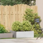 vidaXL Jardinieră 80x80x30 cm oțel inoxidabil vidaXL Jardinieră 80x80x30 cm oțel inoxidabil
