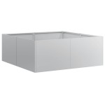 vidaXL Jardinieră 80x80x30 cm oțel galvanizat vidaXL Jardinieră 80x80x30 cm oțel galvanizat