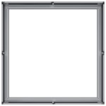 vidaXL Jardinieră 80x80x30 cm oțel galvanizat vidaXL Jardinieră 80x80x30 cm oțel galvanizat