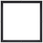 vidaXL Jardinieră Negru 100x100x30 cm Oțel vidaXL Jardinieră Negru 100x100x30 cm Oțel