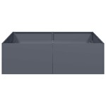 vidaXL Jardinieră Antracit 100x100x30 cm Oțel vidaXL Jardinieră Antracit 100x100x30 cm Oțel
