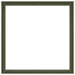 vidaXL Jardinieră verde măsline 100x100x30 cm oțel vidaXL Jardinieră verde măsline 100x100x30 cm oțel
