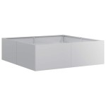 vidaXL Jardinieră 100x100x30 cm oțel galvanizat