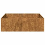 vidaXL Jardinieră Rusty 100x100x30 cm Oțel pentru intemperii vidaXL Jardinieră Rusty 100x100x30 cm Oțel pentru intemperii