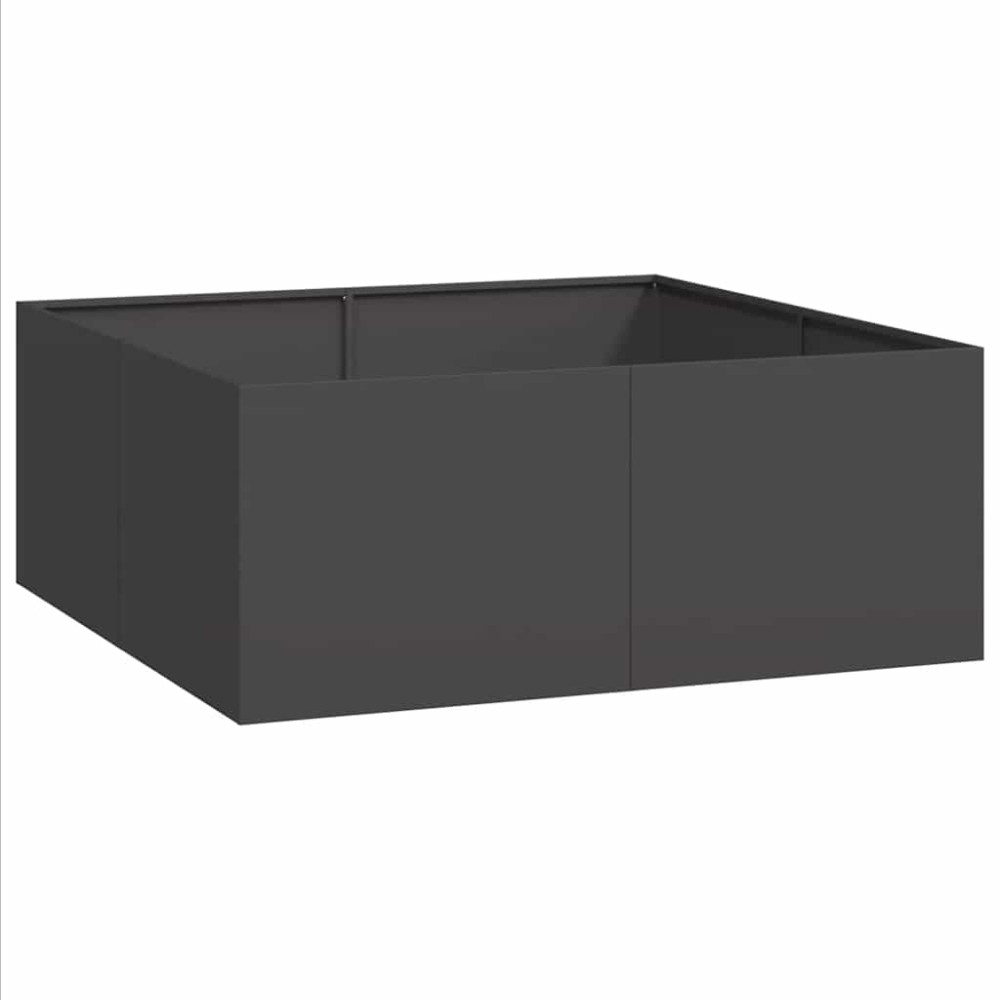 vidaXL Jardinieră Negru 100x100x40 cm Oțel