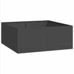 vidaXL Jardinieră Negru 100x100x40 cm Oțel vidaXL Jardinieră Negru 100x100x40 cm Oțel
