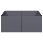 vidaXL Jardinieră Antracit 100x100x40 cm Oțel vidaXL Jardinieră Antracit 100x100x40 cm Oțel