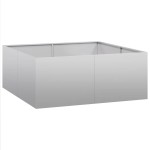 vidaXL Jardinieră 100x100x40 cm oțel galvanizat vidaXL Jardinieră 100x100x40 cm oțel galvanizat