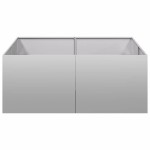 vidaXL Jardinieră 100x100x40 cm oțel galvanizat vidaXL Jardinieră 100x100x40 cm oțel galvanizat