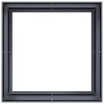 vidaXL Jardinieră Antracit 100x100x80 cm Oțel vidaXL Jardinieră Antracit 100x100x80 cm Oțel