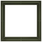 vidaXL Jardinieră verde măsline 100x100x80 cm oțel vidaXL Jardinieră verde măsline 100x100x80 cm oțel