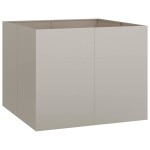 vidaXL Jardinieră Rusty 100x100x80 cm Oțel pentru intemperii vidaXL Jardinieră Rusty 100x100x80 cm Oțel pentru intemperii