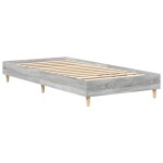 vidaXL Cadru de pat fără saltea Gri Sonoma 100x200 cm lemn prelucrat vidaXL Cadru de pat fără saltea Gri Sonoma 100x200 cm lemn prelucrat