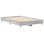 vidaXL Cadru de pat fără saltea Gri Sonoma 140x190 cm lemn prelucrat
