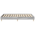vidaXL Cadru de pat fără saltea Gri Sonoma 140x190 cm lemn prelucrat