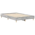 vidaXL Cadru de pat fără saltea Gri Sonoma 140x190 cm lemn prelucrat