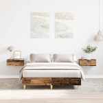 vidaXL Cadru de pat fără saltea Lemn vechi 140x190 cm Lemn prelucrat vidaXL Cadru de pat fără saltea Lemn vechi 140x190 cm Lemn prelucrat