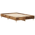 vidaXL Cadru de pat fără saltea Lemn vechi 140x190 cm Lemn prelucrat vidaXL Cadru de pat fără saltea Lemn vechi 140x190 cm Lemn prelucrat