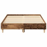 vidaXL Cadru de pat fără saltea Lemn vechi 135x190 cm Lemn prelucrat vidaXL Cadru de pat fără saltea Lemn vechi 135x190 cm Lemn prelucrat