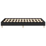 vidaXL Cadru de pat fără saltea, negru, 120x190 cm, lemn prelucrat