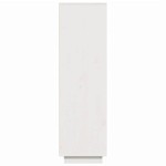 vidaXL Dulap înalt, alb, 89x34x116,5 cm, lemn masiv de pin vidaXL Dulap înalt, alb, 89x34x116,5 cm, lemn masiv de pin