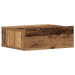 vidaXL Noptiera plutitoare Lemn vechi 40x32x15 cm Lemn prelucrat