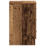vidaXL Noptiera din lemn vechi 38x35x55 cm lemn prelucrat