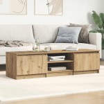 vidaXL Dulap TV, stejar artizanal, 140x40x36 cm, lemn prelucrat