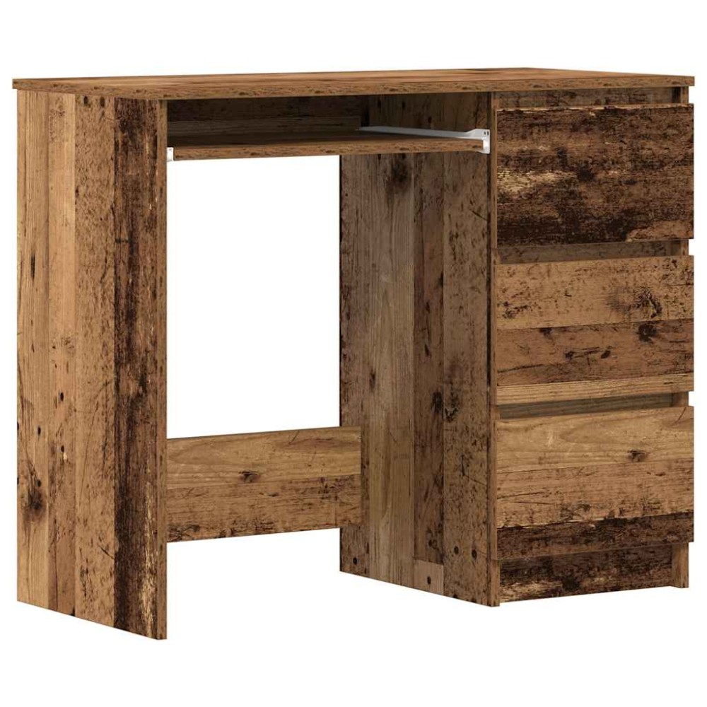 vidaXL Birou din lemn vechi 90x45x76 cm din lemn de prelucrare