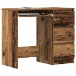 vidaXL Birou din lemn vechi 90x45x76 cm din lemn de prelucrare