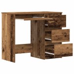 vidaXL Birou din lemn vechi 90x45x76 cm din lemn de prelucrare