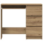 vidaXL Birou Artisan Stejar 90x45x76 cm lemn prelucrat vidaXL Birou Artisan Stejar 90x45x76 cm lemn prelucrat