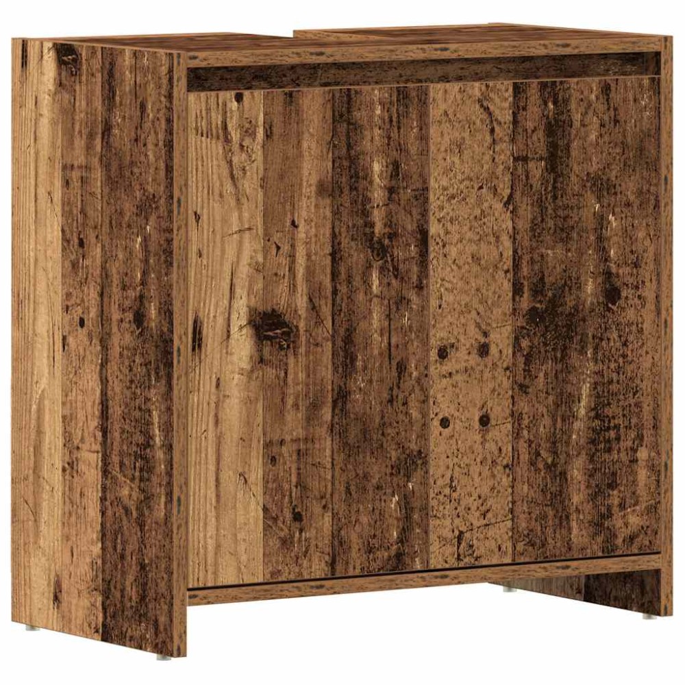 vidaXL Dulap pentru chiuvetă baie lemn vechi 60x33x60cm lemn prelucrat