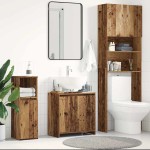 vidaXL Dulap pentru chiuvetă baie lemn vechi 60x33x60cm lemn prelucrat vidaXL Dulap pentru chiuvetă baie lemn vechi 60x33x60cm lemn prelucrat