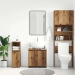 vidaXL Dulap pentru chiuvetă baie lemn vechi 60x33x60cm lemn prelucrat vidaXL Dulap pentru chiuvetă baie lemn vechi 60x33x60cm lemn prelucrat