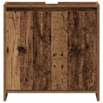 vidaXL Dulap pentru chiuvetă baie lemn vechi 60x33x60cm lemn prelucrat vidaXL Dulap pentru chiuvetă baie lemn vechi 60x33x60cm lemn prelucrat