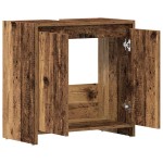 vidaXL Dulap pentru chiuvetă baie lemn vechi 60x33x60cm lemn prelucrat vidaXL Dulap pentru chiuvetă baie lemn vechi 60x33x60cm lemn prelucrat