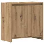 vidaXL Dulap chiuvetă baie, stejar artizanal 65x33x60cm lemn prelucrat