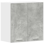 vidaXL Dulap de bucătărie Gri Beton 60x31x60 cm Lemn de prelucrat vidaXL Dulap de bucătărie Gri Beton 60x31x60 cm Lemn de prelucrat