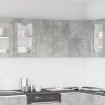 vidaXL Dulap de bucătărie Gri Beton 60x31x60 cm Lemn de prelucrat vidaXL Dulap de bucătărie Gri Beton 60x31x60 cm Lemn de prelucrat