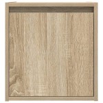 vidaXL Noptiera montata pe perete Stejar Sonoma 38x34x40 cm