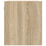vidaXL Noptiera montata pe perete Stejar Sonoma 38x34x40 cm