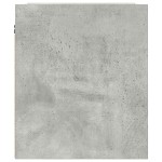 vidaXL Noptiera de perete gri beton 38x34x40 cm
