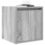 vidaXL Noptiera montata pe perete gri Sonoma 38x34x40 cm