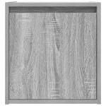 vidaXL Noptiera montata pe perete gri Sonoma 38x34x40 cm